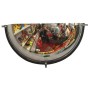 Miroir de sécurité 1/4 sphère | Polycarbonate | Vision 180°