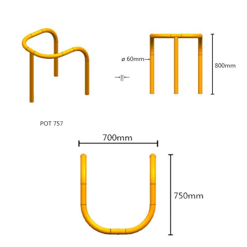 Beiser Environnement - 03010104031 Auge galvanisée sur pieds 1er prix  diamètre 800 mm longueur 6 m - Contactez-nous au 0 825 825 488