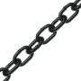 Chaine droite soudée maillons longs noir | Acier | ø6mm x 15m